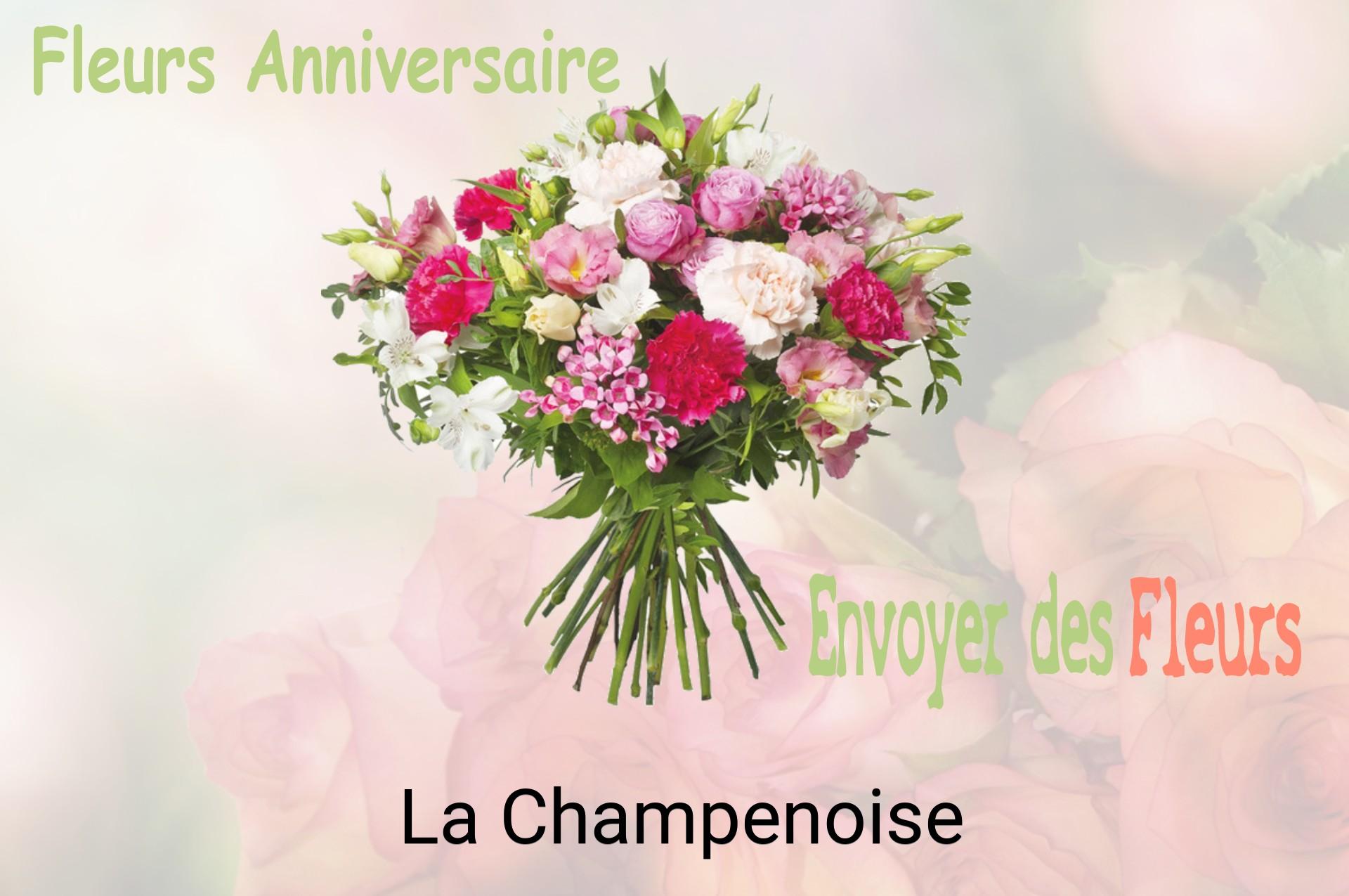 Bouquet de fleurs d’anniversaire livré à La Champenoise